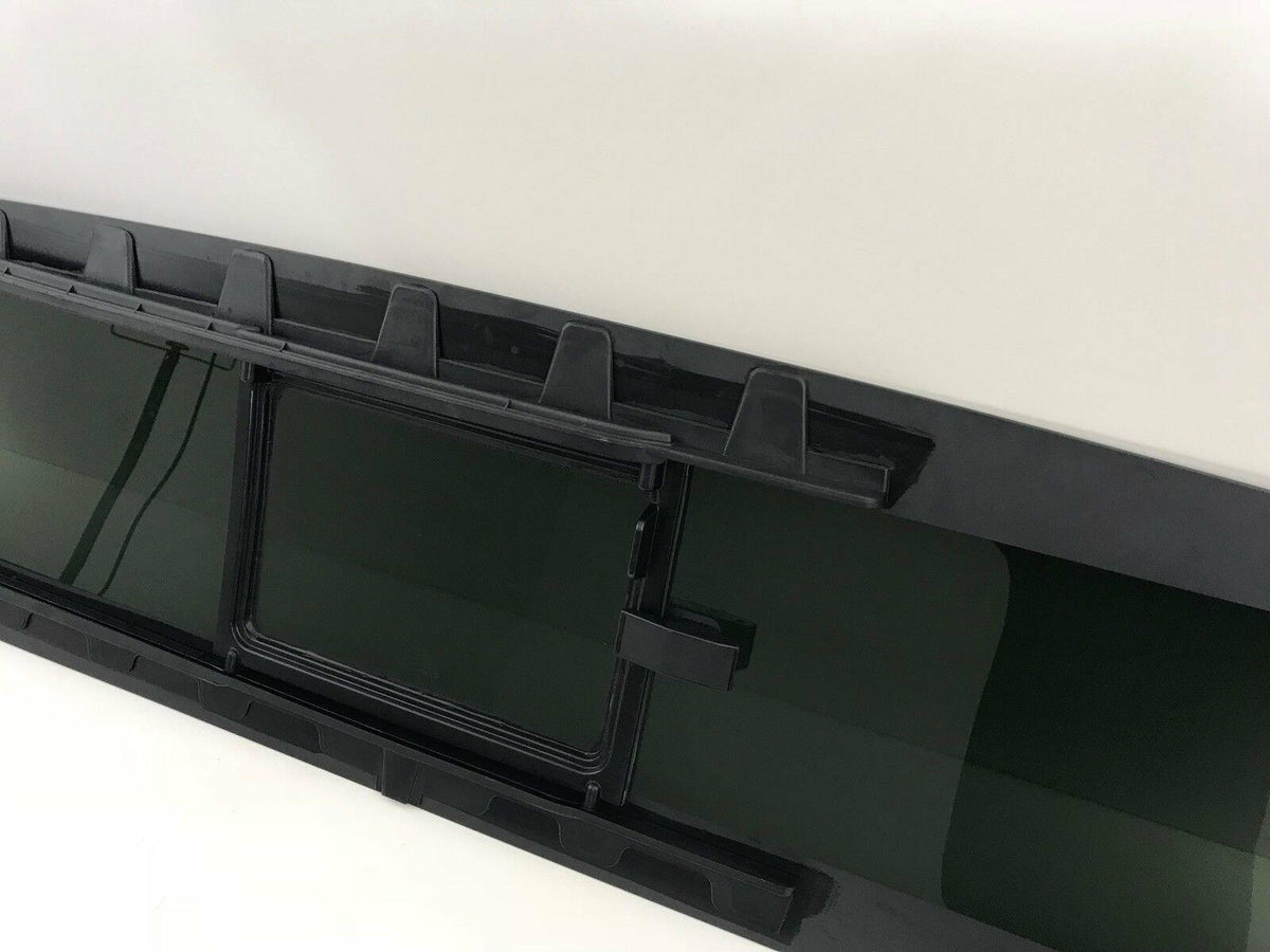 Non-Heated High Performance Manual Back Slider Window Glass Compatible with GMC Sierra/Chevrolet Silverado Pickup 1500 2007-2013 Models/2500 3500 2007-2014 Models (Not For Classic Models)