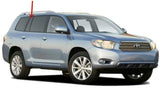 Passenger Right Side Rear Vent Window Vent Glass Compatible with Toyota Highlander 2008-2013 Models
