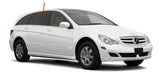 Passenger Right Side Rear Door Window Door Glass Compatible with Mercedes Benz R320 R350 R500 R63AMG 2006-2012 Models