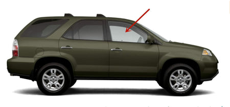 Passenger Right Side Front Door Window Door Glass Compatible with Acura MDX 2001-2006 Models