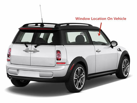 Passenger Right Side Door Window Door Glass Compatible with Mini Cooper Clubman 2 Door Hatchback 2008-2014 Models