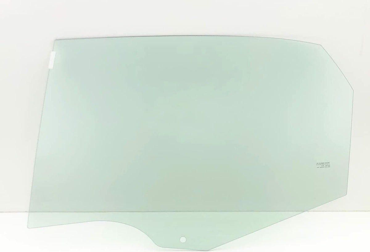 Driver Left Side Rear Door Window Door Glass Compatible with Fiat/Chrysler 500L 2014-2021 Models