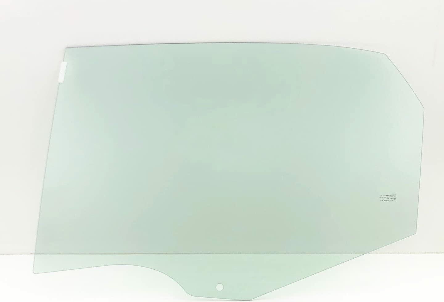 Driver Left Side Rear Door Window Door Glass Compatible with Fiat/Chrysler 500L 2014-2021 Models