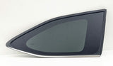 Chrome Moulding Style Passenger Right Side Quarter Window Quarter Glass Compatible with Toyota Highlander 2020-2025 Models