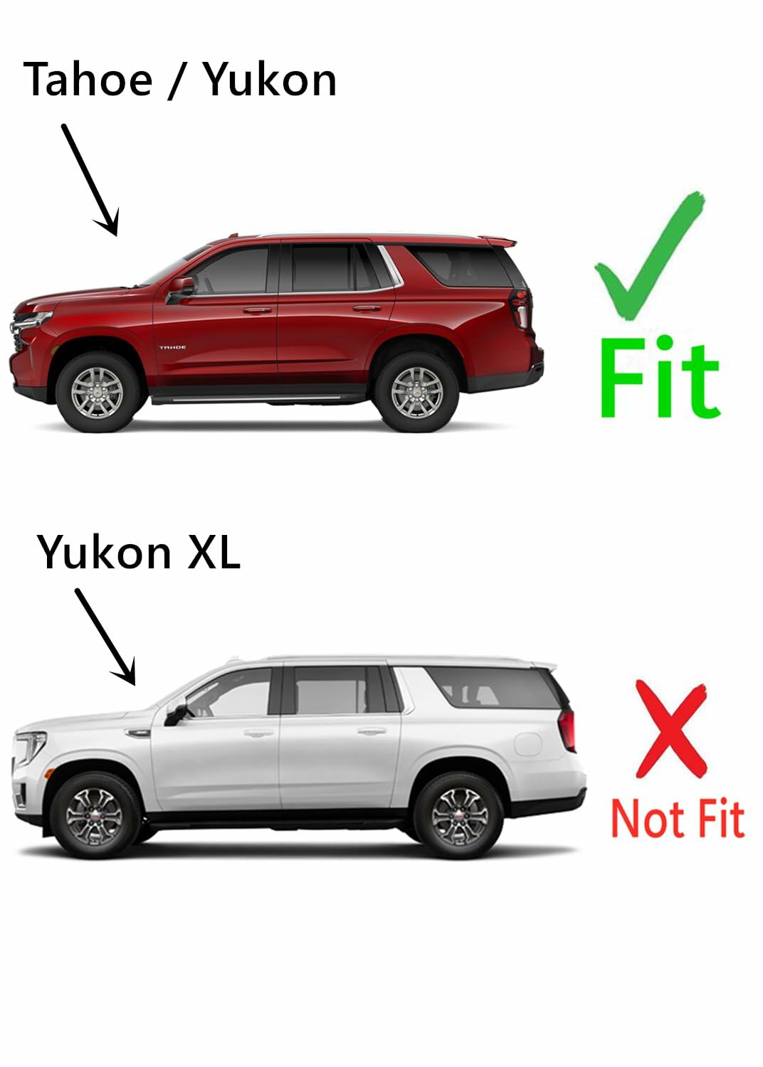 Driver Left Side Quarter Window Quarter Glass Compatible with Chevrolet Tahoe / GMC Yukon 2021-2026 Models (Not For Yukon XL)