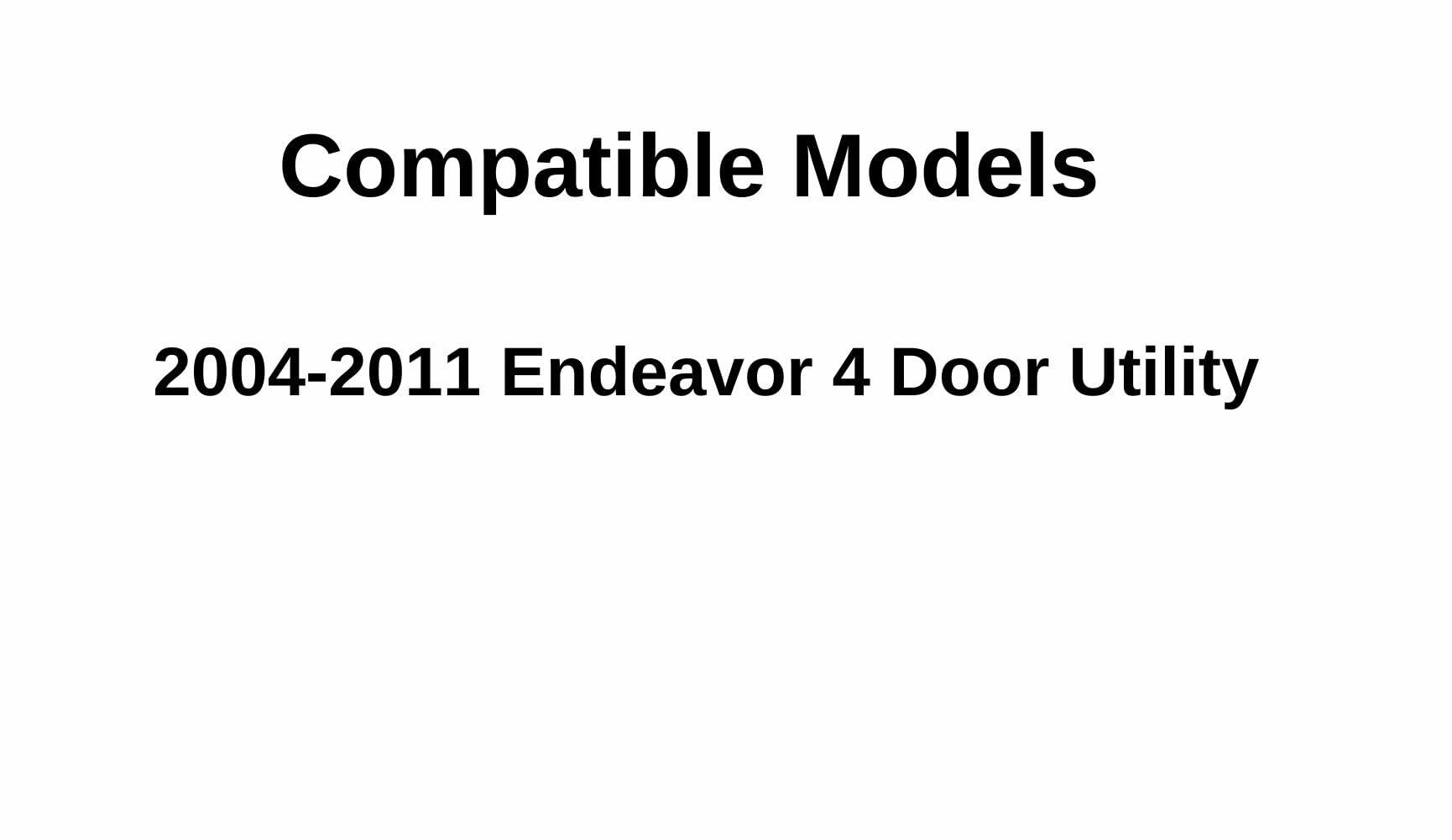 Passenger Right Side Front Door Window Door Glass Compatible with Mitsubishi Endeavor 2004-2011 Models