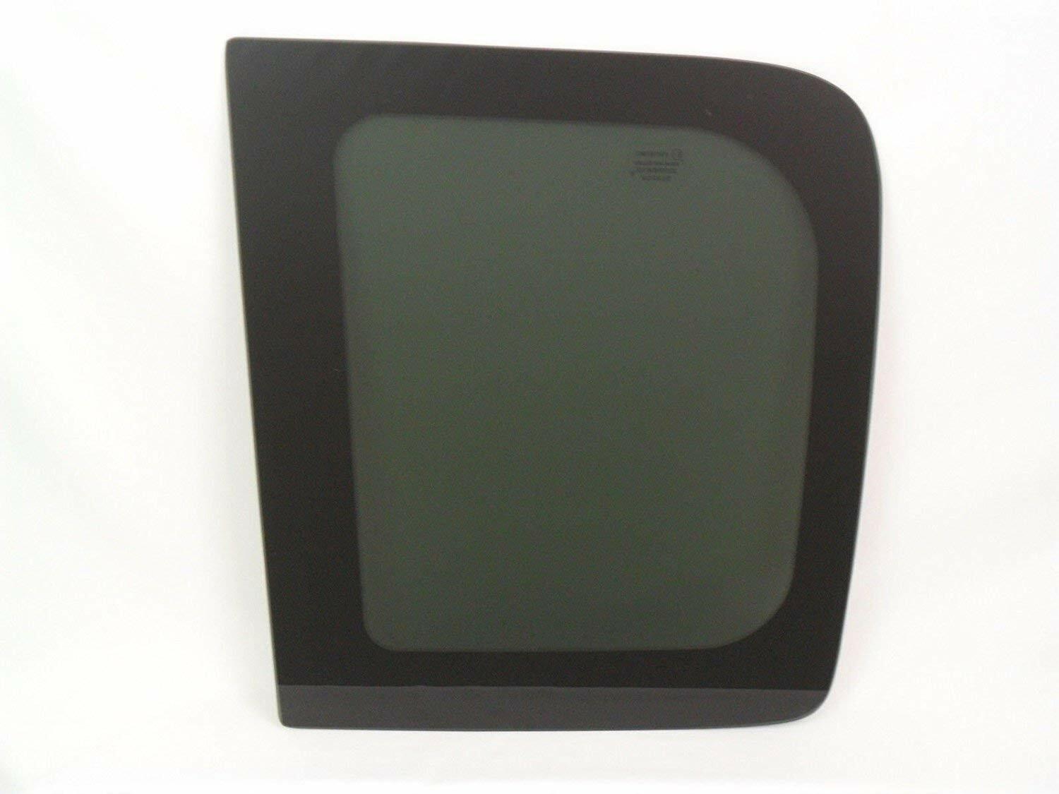 Driver Left Side Rear Quarter Window Quarter Glass Compatible with Nissan Titan 2 Door Extended Cab 2004-2015 Models