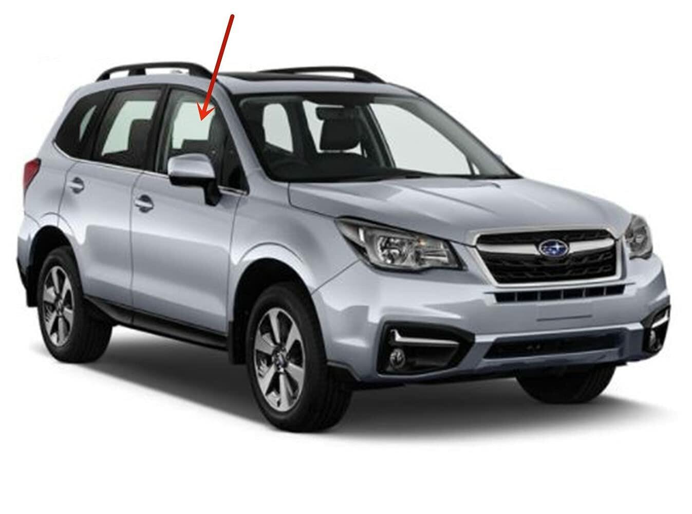 Passenger Right Side Front Door Window Door Glass Compatible with Subaru Forester 2014-2018 Models