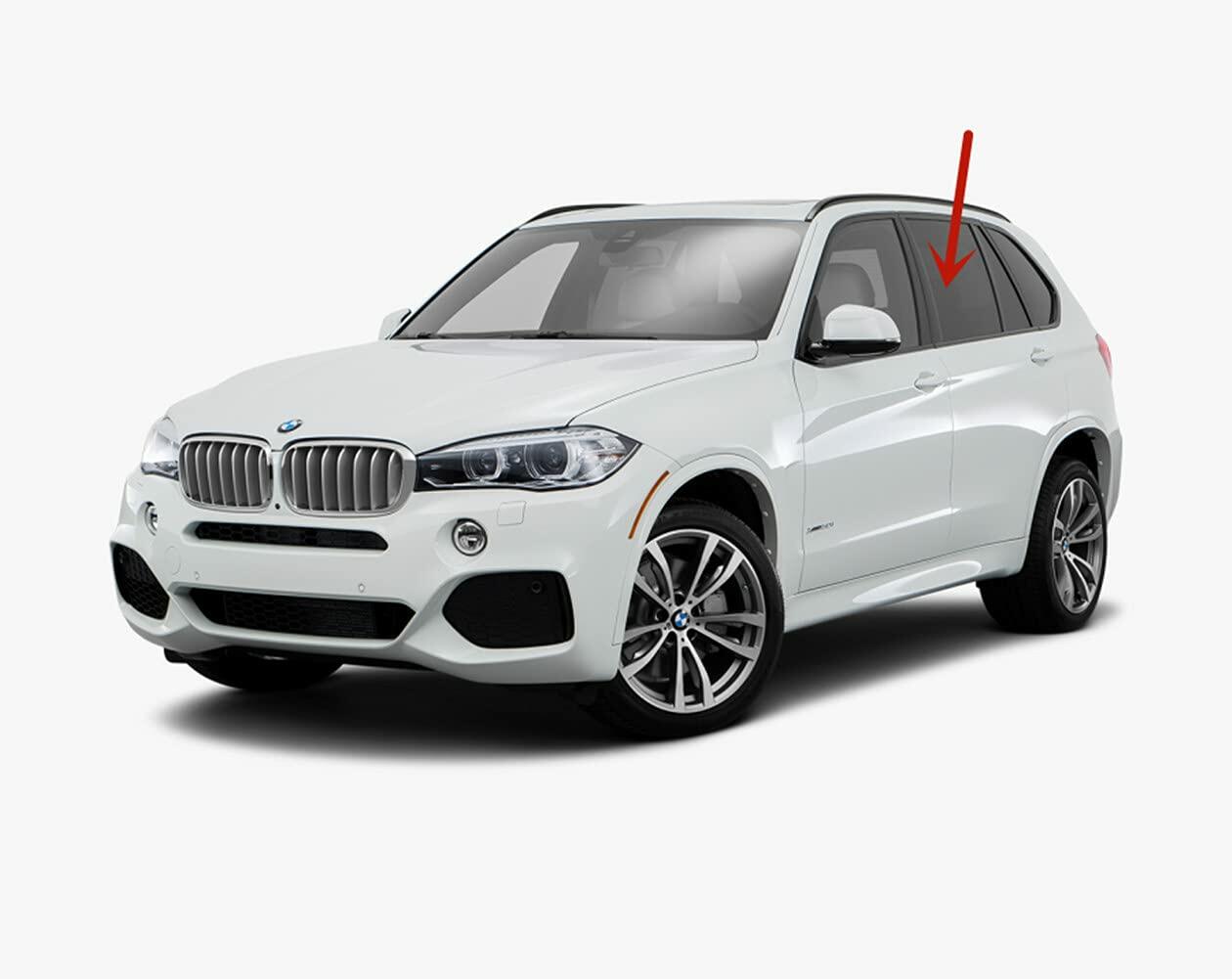 Driver Left Side Rear Door Window Door Glass Compatible with BMW X5 2019-2026 Models