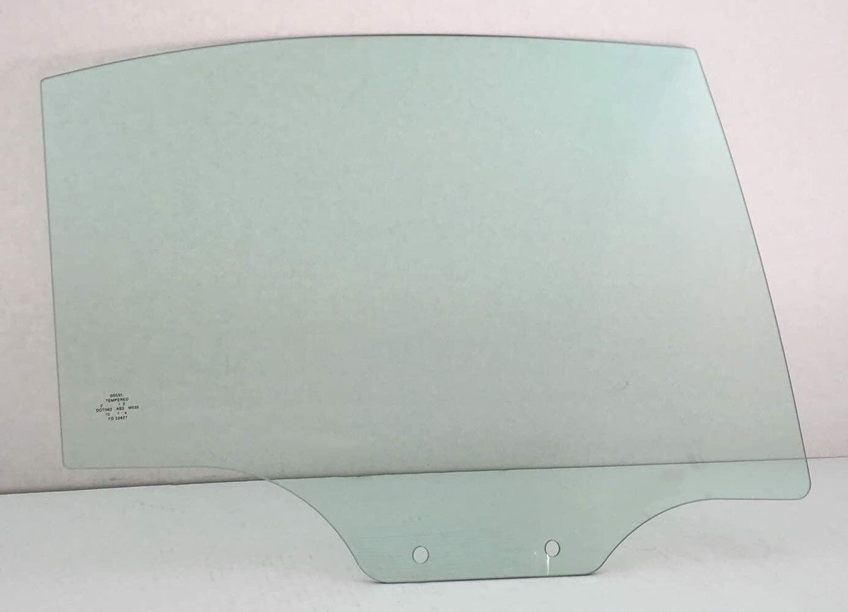 Passenger Right Side Rear Door Window Door Glass Compatible with Kia Rio 4 Door Sedan 2006-2011 Models