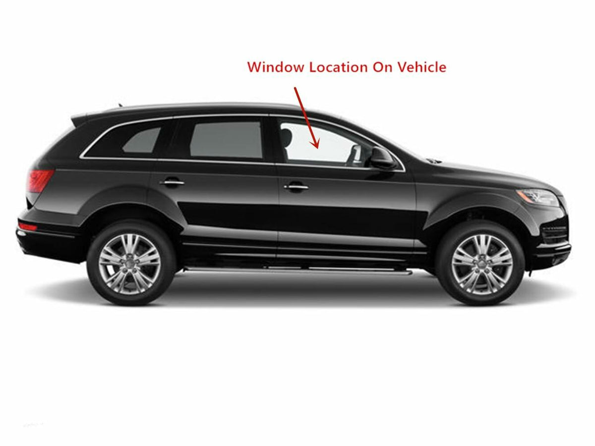 Laminated Passenger Right Side Front Door Window Door Glass Compatible with Audi Q7 2007-2015 Models