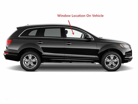 Laminated Passenger Right Side Front Door Window Door Glass Compatible with Audi Q7 2007-2015 Models