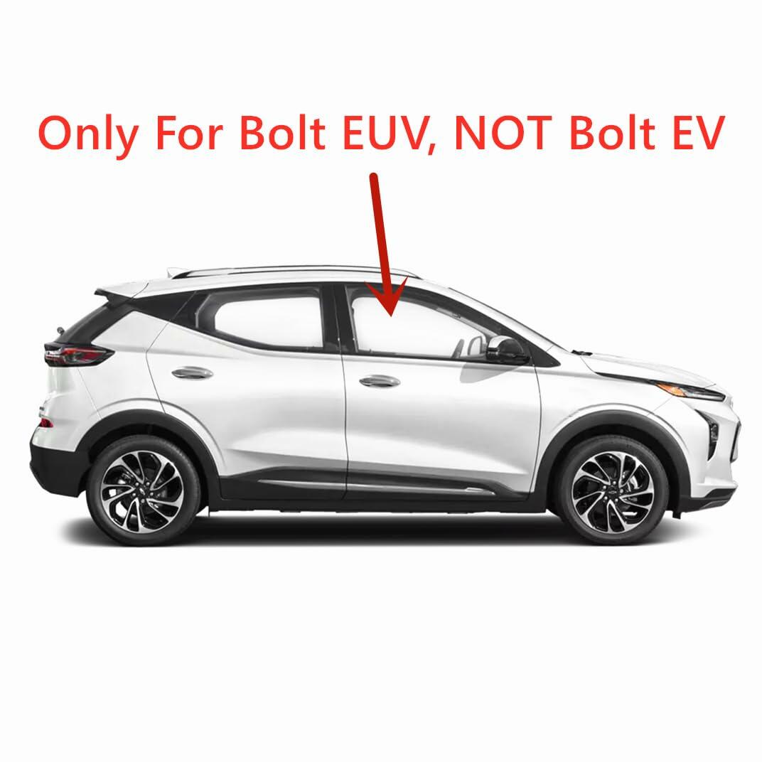 Tempered Passenger Right Side Front Door Window Door Glass Compatible with Chevrolet Bolt EUV 2022-2023 Models (Not For Bolt EV)