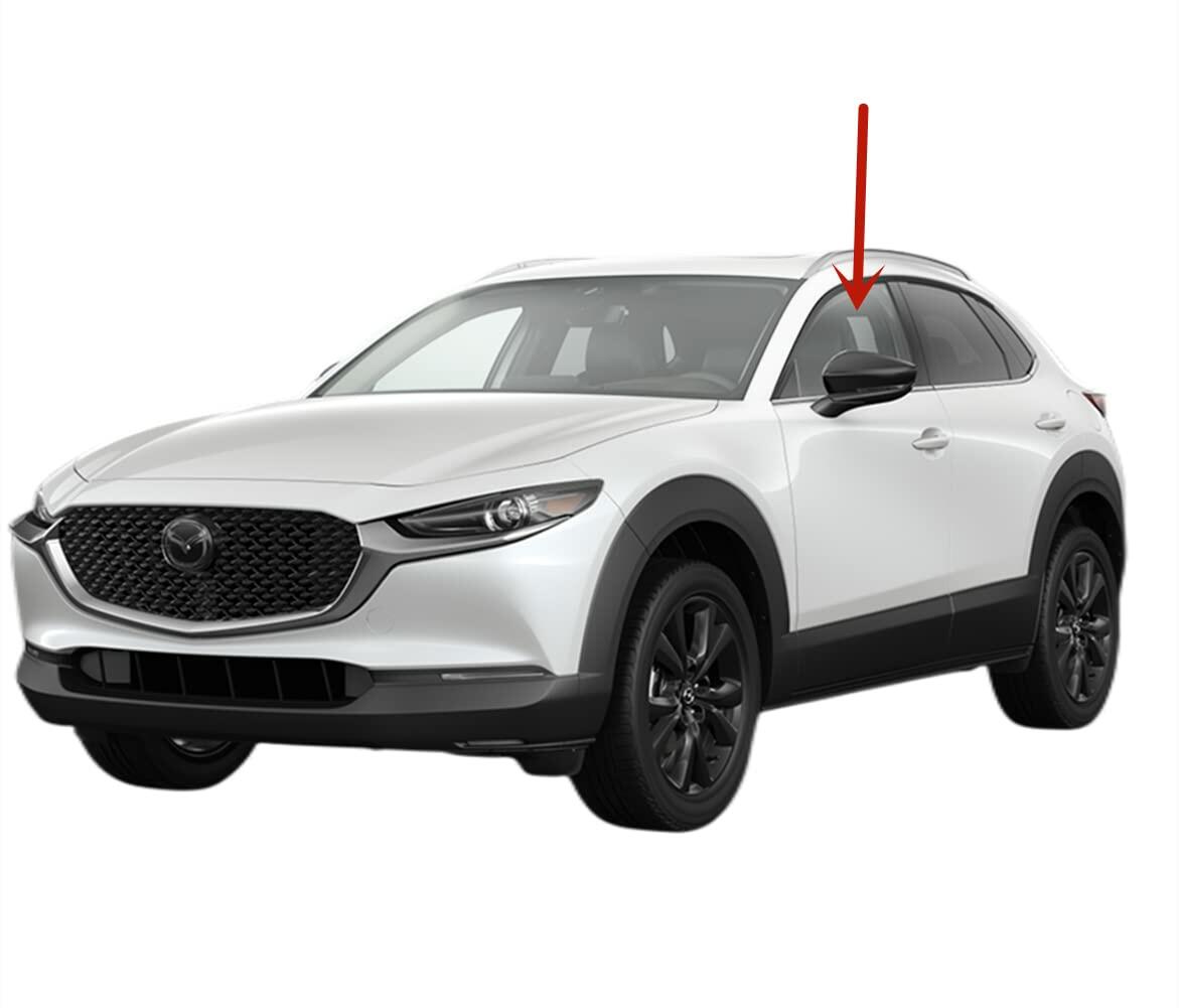 Driver Left Side Front Door Window Door Glass Compatible with Mazda CX-30 2020-2026 Models