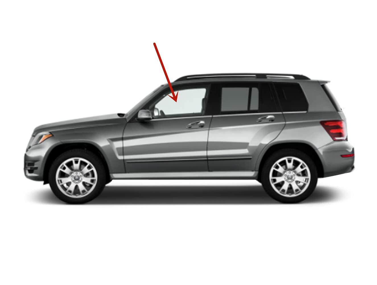 OEM Driver Left Side Front Door Window Door Glass Compatible with Mercedes Benz GLK350 GLK250 2010-2015 Models