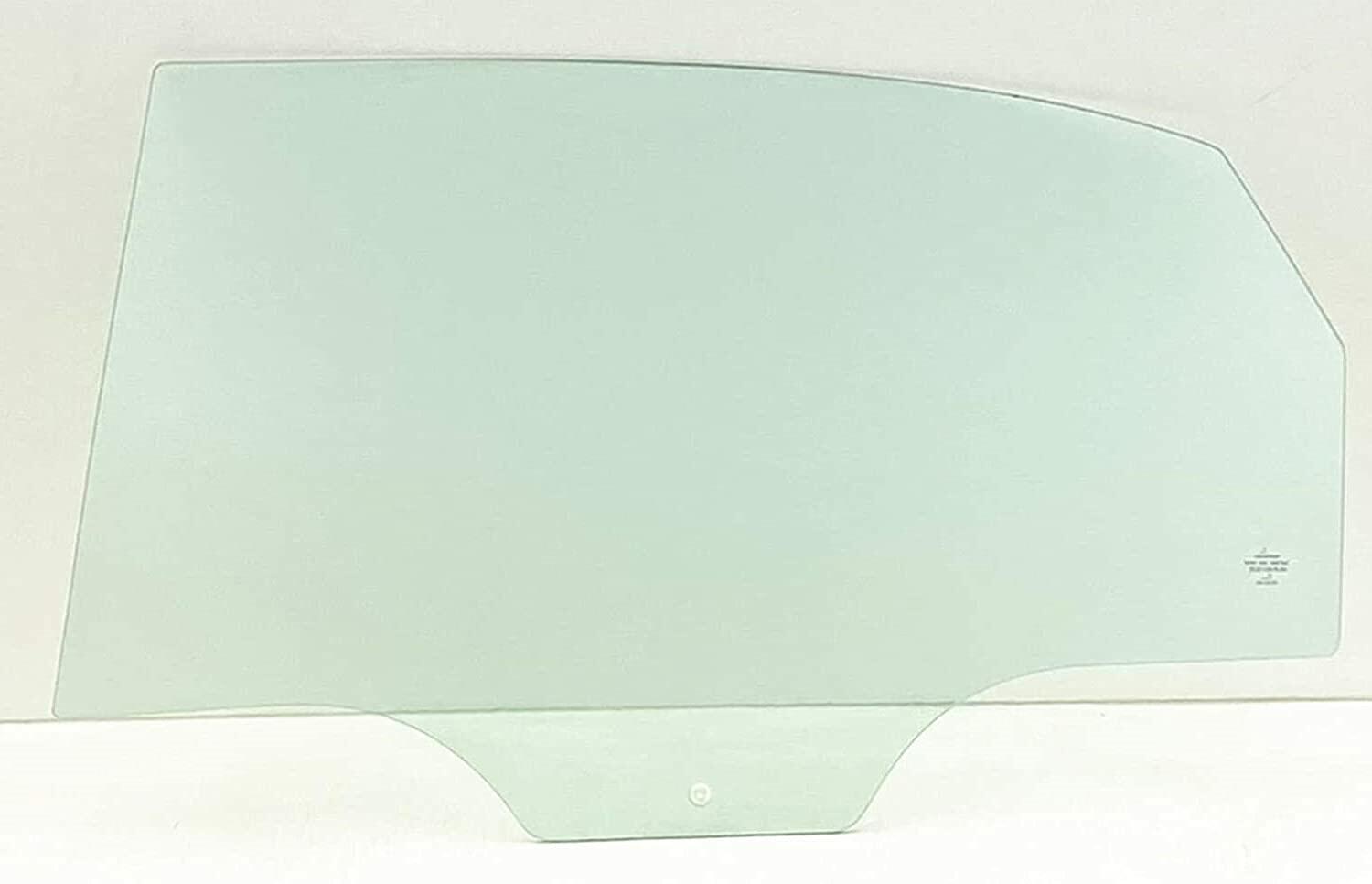 Driver Left Side Rear Door Window Door Glass Compatible with Volkswagen Passat 4 Door Sedan 2012-2022 Models