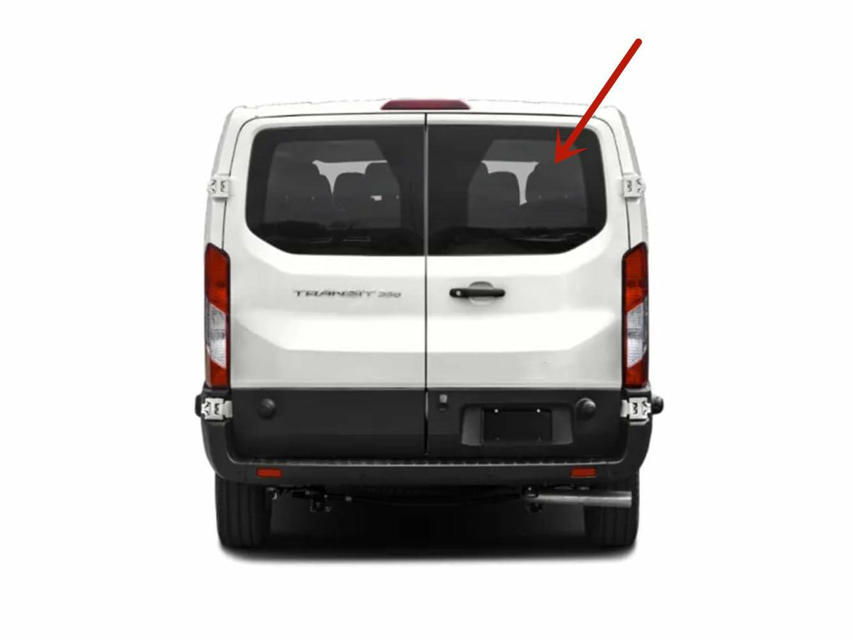 Heated Rear Back Window Back Glass Passenger Right Side Compatible with Ford Transit 83.2" Low-Roof Van 2015-2026 Models (Not for Mid/High Roof Transit, or Transit Connect)