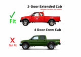 Driver Left Side Quater Window Quarter Glass Compatible with Toyota Tacoma Pickup 2-Door Extended Cab 1995-2000 Models