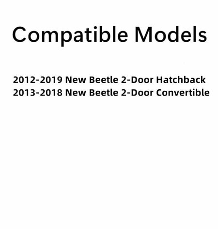 Passenger Right Side Door Window Door Glass Compatible with Volkswagen New Beetle 2012-2019 Models