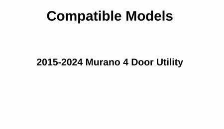 Driver Left Side Rear Door Window Door Glass Compatible with Nissan Murano 2015-2024 Models