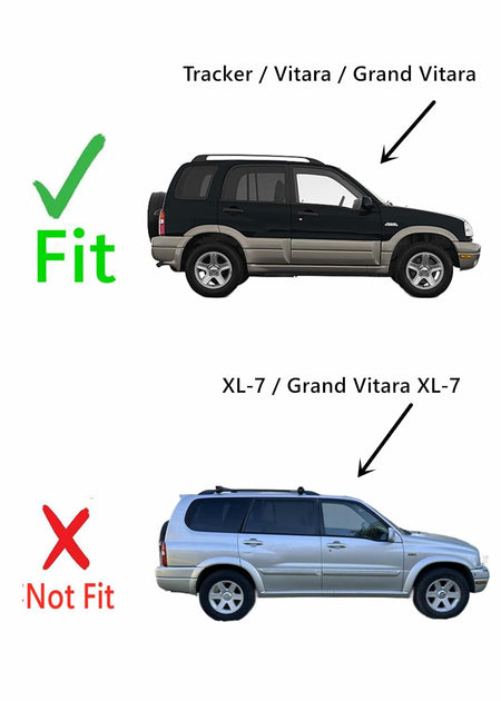 Privacy Passenger Right Side Rear Quarter Window Quarter Glass Compatible with Suzuki Vitara/Grand Vitara/Chevrolet Tracker 1999-2005 4 Door Models