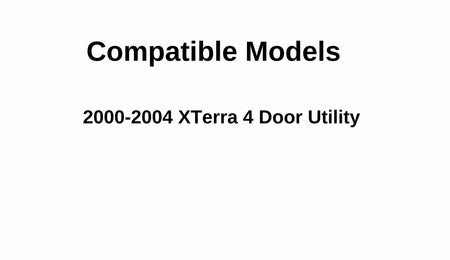 Driver Left Side Rear Quarter Window Quarter Glass Compatible with Nissan Xterra 2000-2004 Models