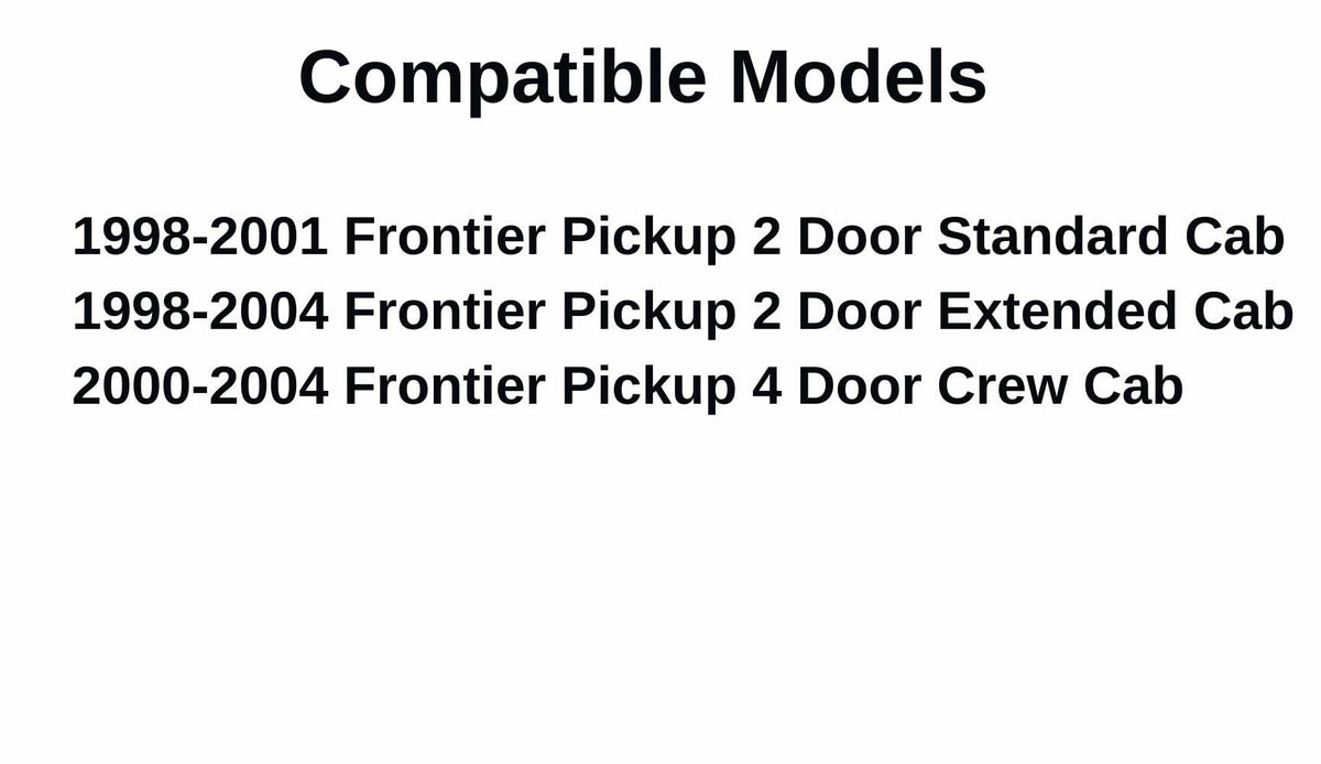 Rear Sliding Window Glass Back Slider Compatible with Nissan Frontier Pickup 1998-2004 Models