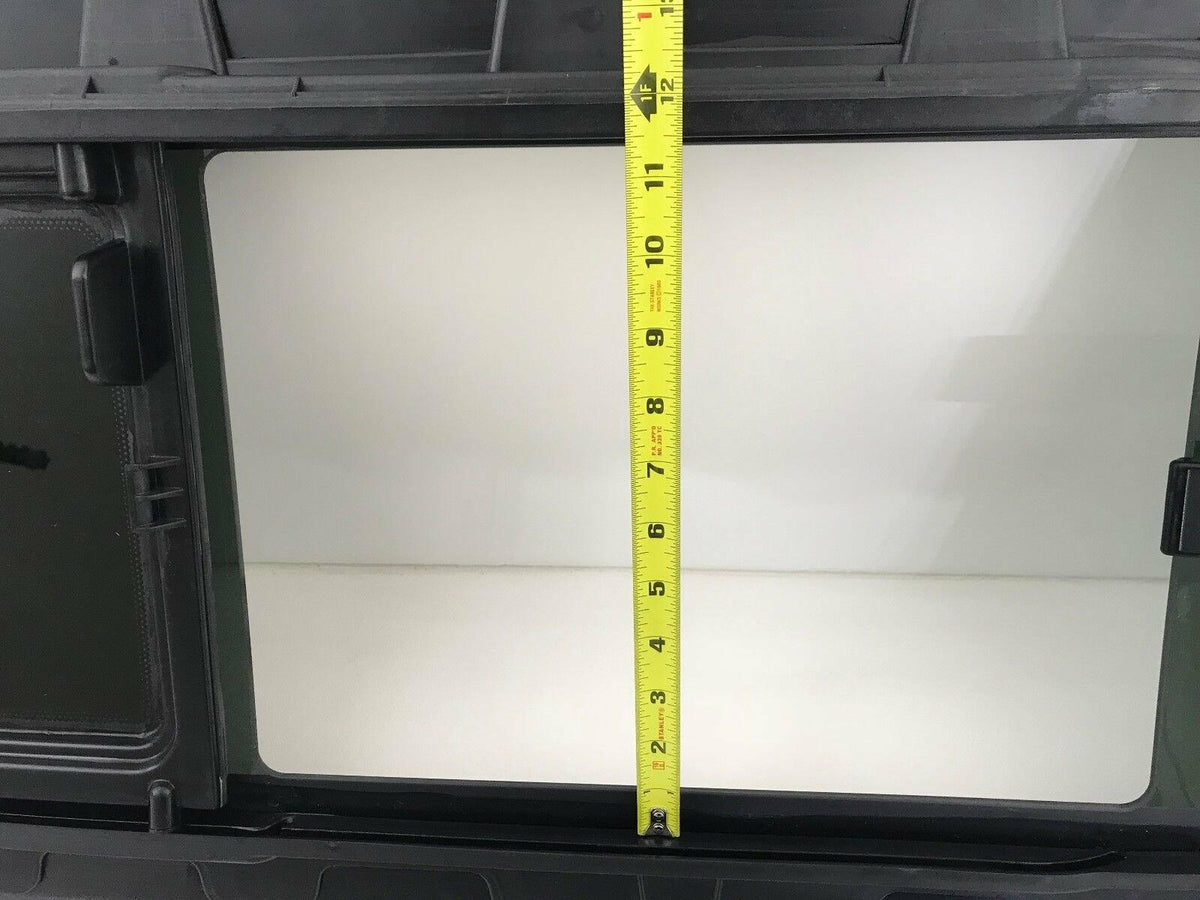 Non-Heated High Performance Manual Back Slider Window Glass Compatible with GMC Sierra/Chevrolet Silverado Pickup 1500 2007-2013 Models/2500 3500 2007-2014 Models (Not For Classic Models)