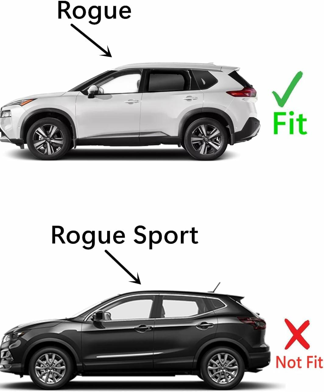 Tempered Driver Left Side Front Door Window Door Glass Compatible with Nissan Rogue 2021-2026 Models (Not For Rogue Sport)