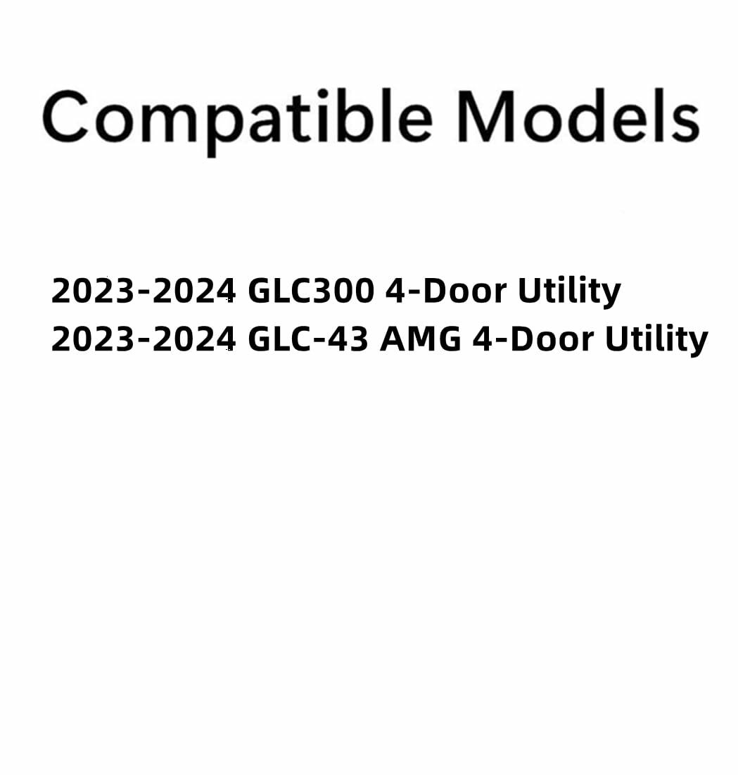 Tempered Passenger Right Side Front Door Window Door Glass Compatible with Mercedes Benz GLC-Class GLC300 GLC43AMG 2023-2024 Models