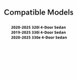 Tempered Passenger Right Side Front Door Window Door Glass Compatible with BMW 3-Series 320i 330i 330e 4-Door Sedan 2019-2025 Models