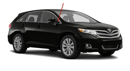 OEM Passenger Right Side Front Vent Window Vent Glass Compatible with Toyota Venza 2009-2016 Models