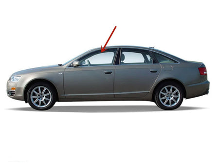 Tempered Driver Left Side Front Door Window Door Glass Compatible with Audi A6 S6 2006-2011 All Models / A6 4 Door Sedan 2005