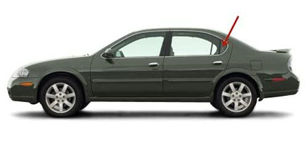 Driver Left Side Rear Vent Glass Vent Window Compatible with Nissan Maxima/Infiniti I30 4 Door Sedan 1995-1999 Models