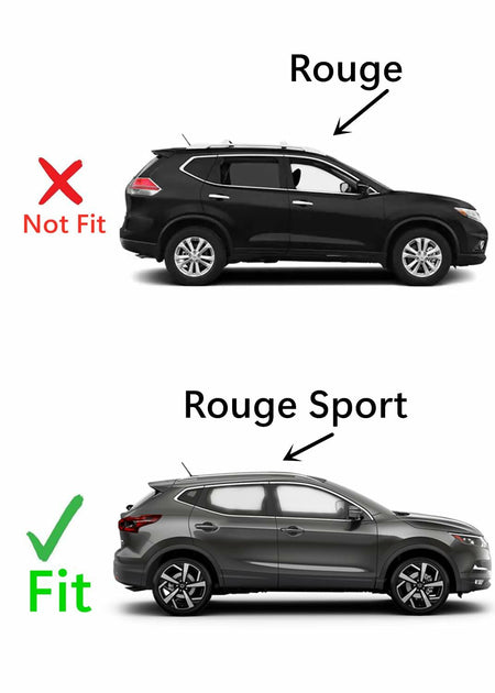 OE Passenger Right Side Quarter Window Quarter Glass Bright Trim Style Compatible with Nissan Rogue Sport 2017-2022 Models