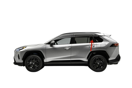 Driver Left Side Rear Vent Window Privacy Glass Compatible with Toyota RAV4 / RAV4 Prime / RAV4 Plug-in Hybrid 2019-2025 Models