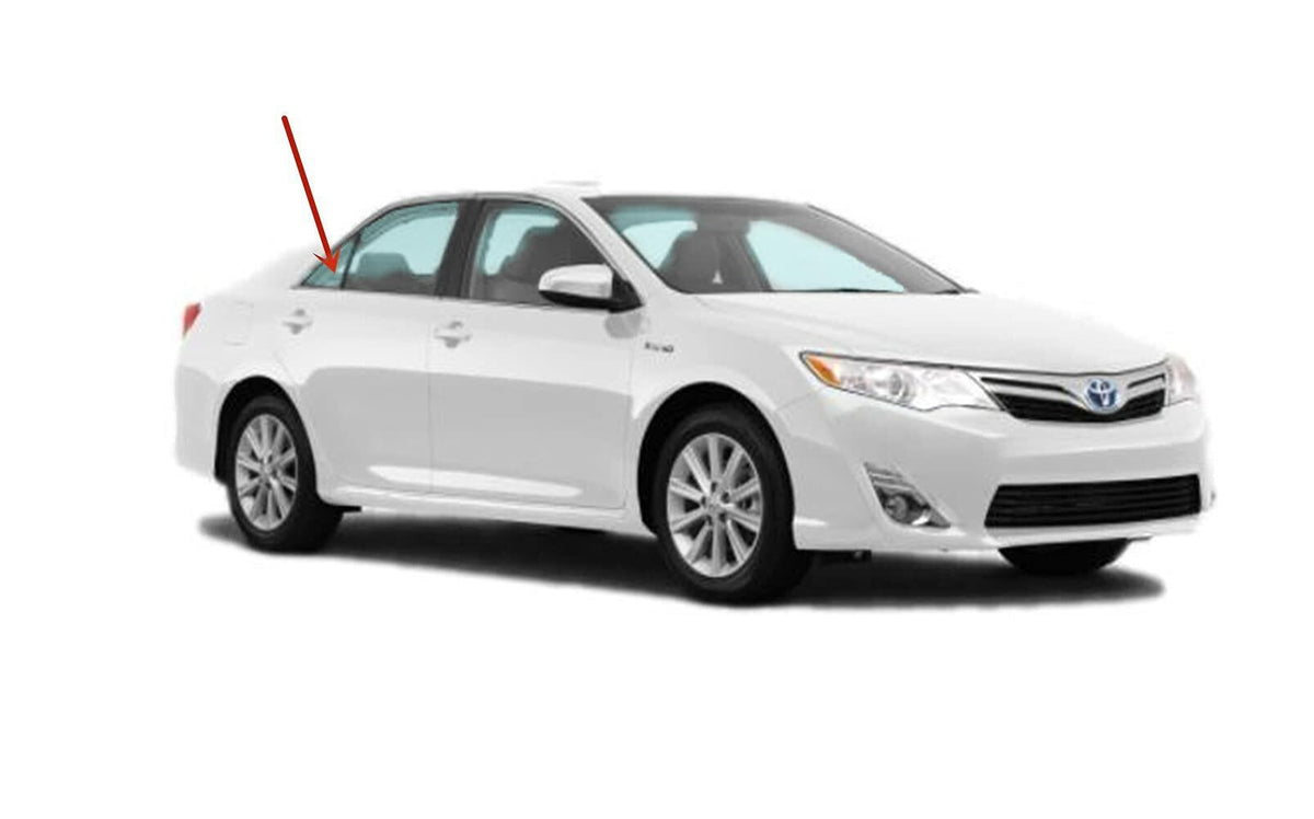 Passenger Right Side Rear Vent Window Vent Glass Compatible with Toyota Camry 4 Door Sedan 2012-2014 Models