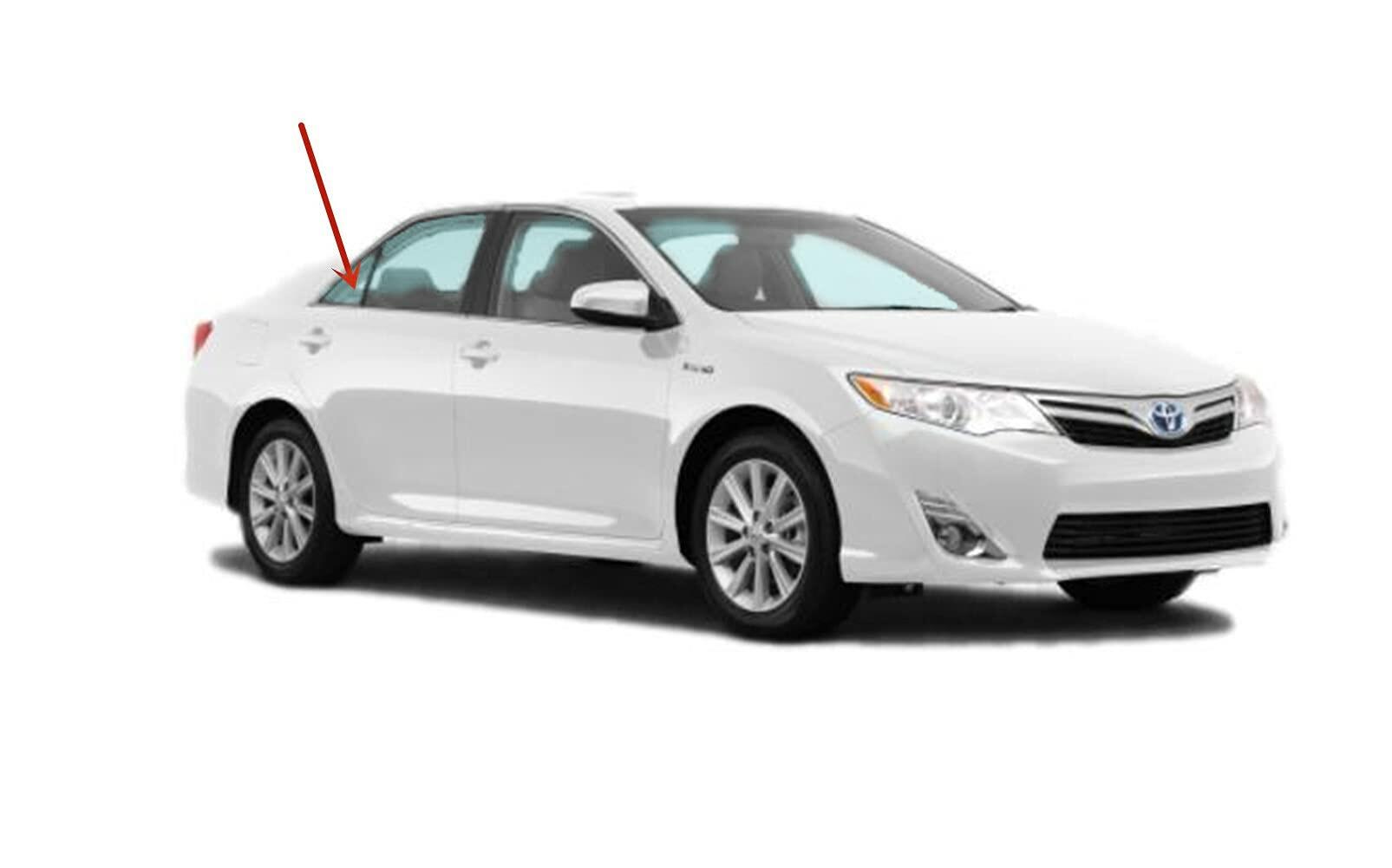 Passenger Right Side Rear Vent Window Vent Glass Compatible with Toyota Camry 4 Door Sedan 2012-2014 Models