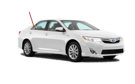 Passenger Right Side Rear Vent Window Vent Glass Compatible with Toyota Camry 4 Door Sedan 2012-2014 Models