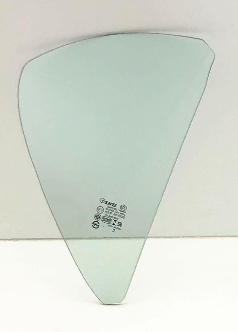 Passenger Right Side Rear Vent Window Vent Glass Compatible with Lexus CT200/ CT200h 2011-2018 Models