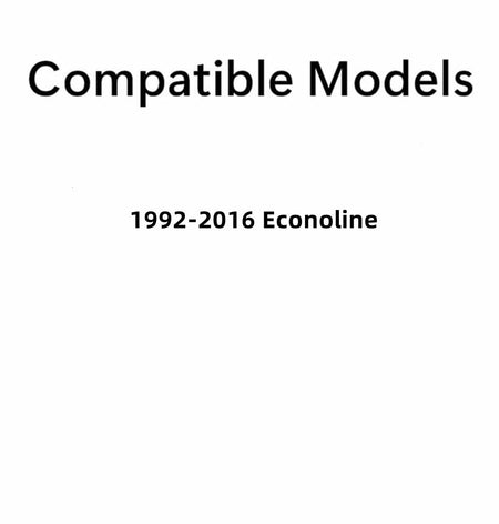 Movable Passenger Right Body Side Rear Hinged Door Window Door Glass Compatible with Ford Econoline Van 1992-2016 Models