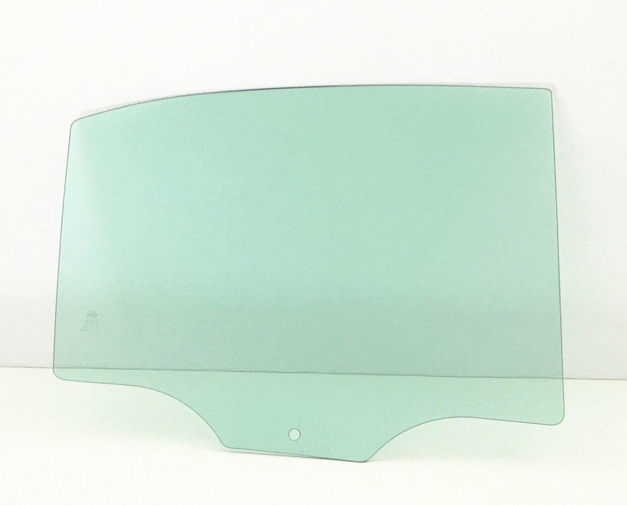 Passenger Right Side Rear Door Window Door Glass Compatible with Hyundai Sonata 4 Door Sedan 2006-2010 Models