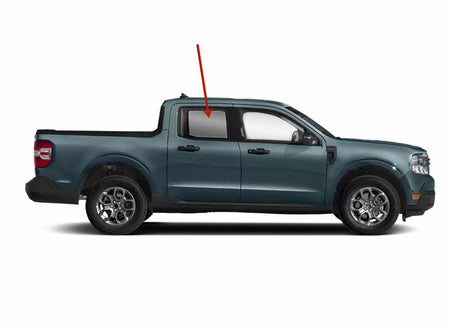 Tempered Privacy Passenger Right Side Rear Door Window Door Glass Compatible with Ford Maverick 2022-2026 Models
