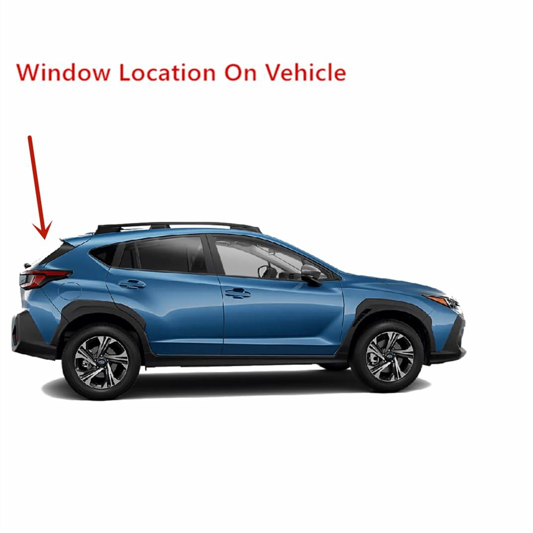 Heated Rear TailGate LiftGate Back Window Back Glass Compatible with Subaru Crosstrek 2024-2026 Models