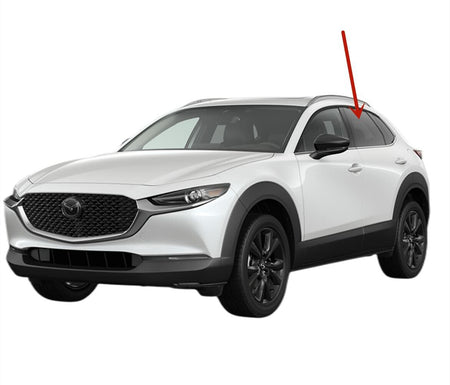 Privacy Driver Left Side Rear Door Window Door Glass Compatible with Mazda CX-30 2020-2026 Models