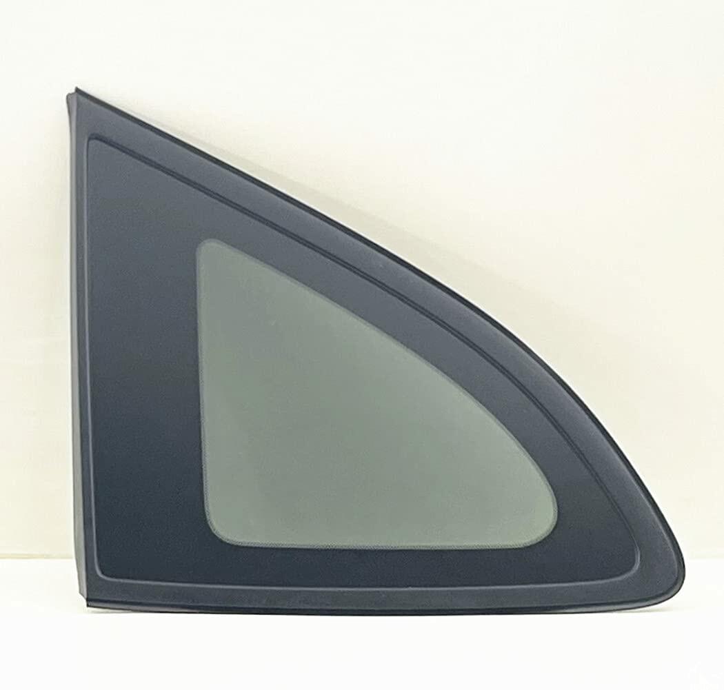 Driver Left Side Quarter Window Quarter Glass Compatible with Nissan Rogue 2008-2013 / Rogue Select 2014-2015 Models
