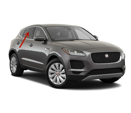 Passenger Right Side Rear Door Window Door Glass Compatible with Jaguar E-PACE 2018-2024 Models