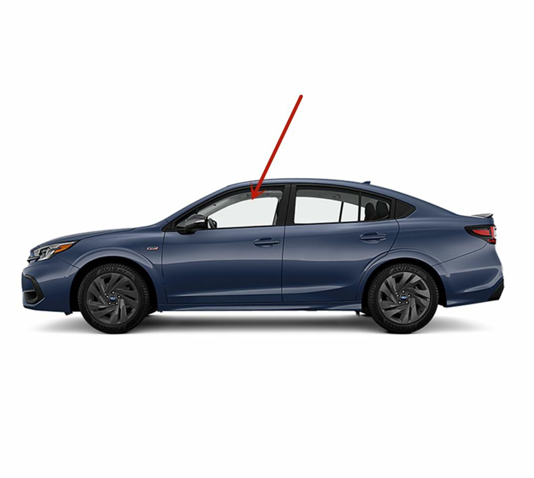 Tempered Driver Left Side Front Door Window Door Glass Compatible with Subaru Outback Legacy 2020-2025 Models
