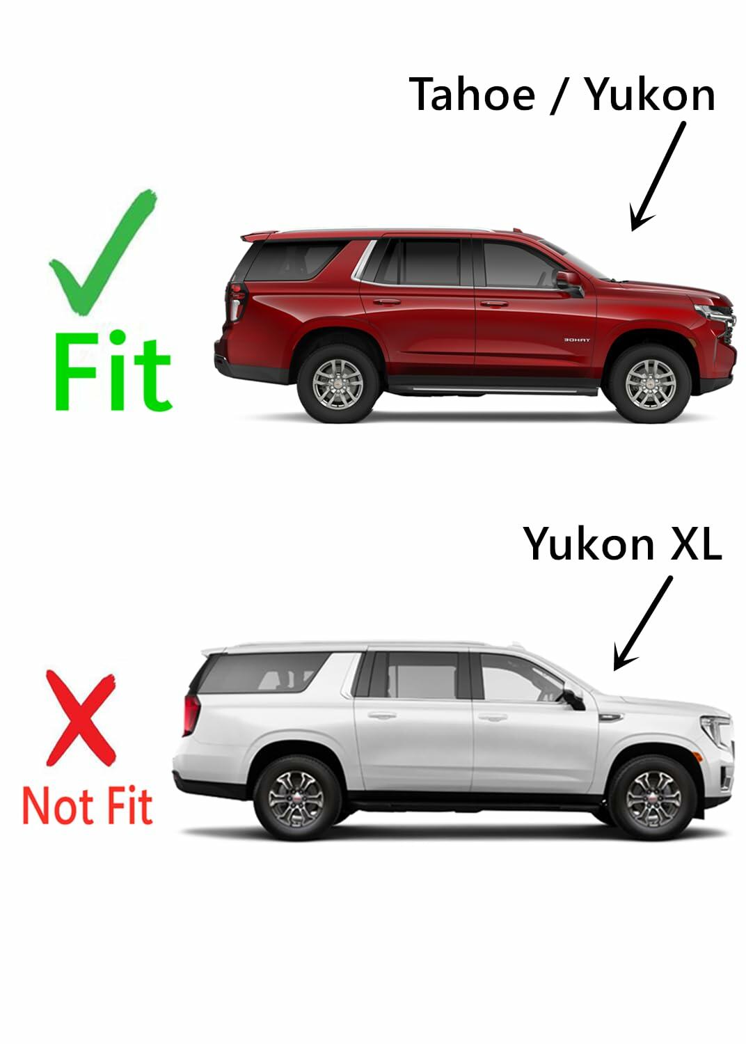 Passenger Right Side Quarter Window Quarter Glass With Alarm Wire Compatible with Chevrolet Tahoe /GMC Yukon 2021-2026 Models (Not For Yukon XL)