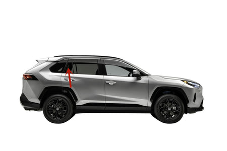 Passenger Right Side Rear Vent Window Privacy Glass Compatible with Toyota RAV4 / RAV4 Prime / RAV4 Plug-in Hybrid 2019-2025 Models